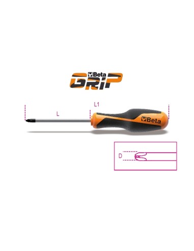 BETA Crosshead Phillips® Screwdriver PH1x4,5x120