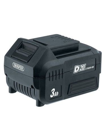 DRAPER D20 20V 3.0Ah Lithium-Ion Battery