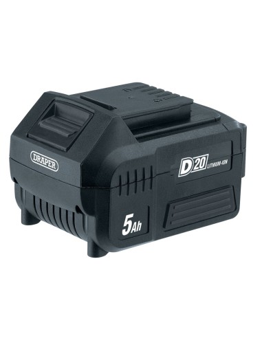 DRAPER D20 20V 5.0Ah Lithium-Ion Battery