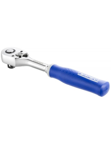 EXPERT Reversible Socket Wrench 1/2'' Male Square Drive 72 Teeth