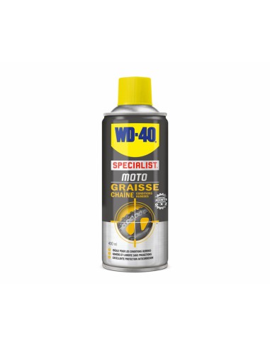 WD-40 Specialist® Motorbike Wet Conditions Chain Wax - Spray 400ml