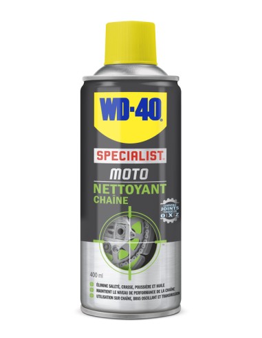 WD 40 Specialist® Detergent pentru lanțuri de motociclete - Spray 400 ml