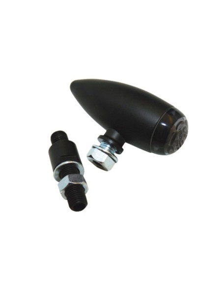 HIGHSIDER pro Micro-Bullet LED Taillight Black/Smoke (1pc)