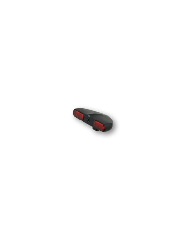 HIGHSIDER LED Taillight Flight, Black, Red Glass