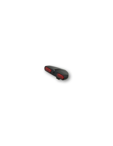 HIGHSIDER LED Taillight Flight, Black, Red Glass