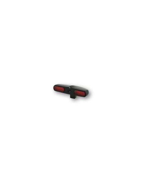 HIGHSIDER LED Taillight Flight, Black, Red Glass