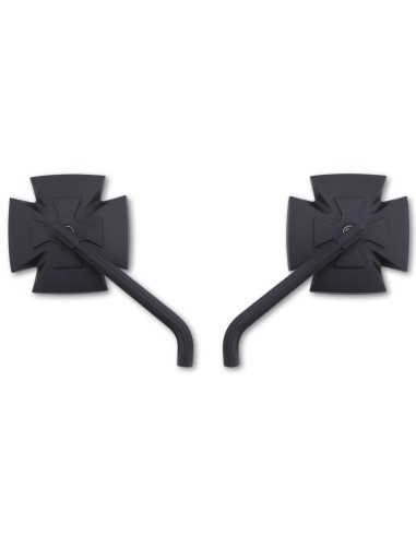 HIGHSIDER Mirror Iron Cross (Pair)