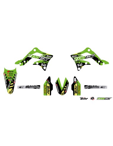 Kit grafic KUTVEK Tracx Verde Kawasaki KX450F