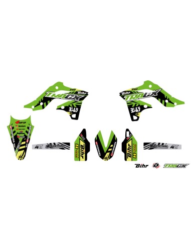 Kit grafic KUTVEK Tracx Verde Kawasaki KX250F