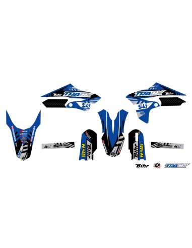 Kit grafic KUTVEK Tracx Albastru Yamaha YZ65