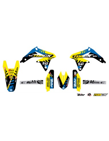 KUTVEK Tracx Graphic Kit Yellow Suzuki RM-Z450