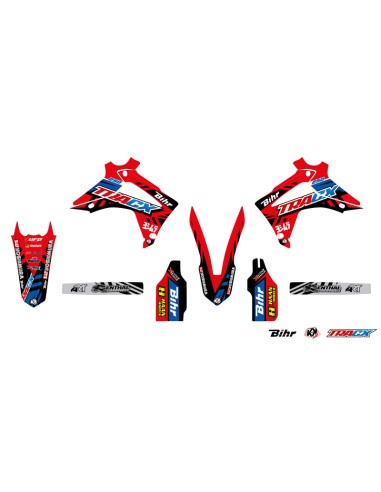 Kit grafic KUTVEK Tracx Roșu Honda CRF250R