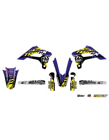 KUTVEK Tracx Graphic Kit Blue Sherco