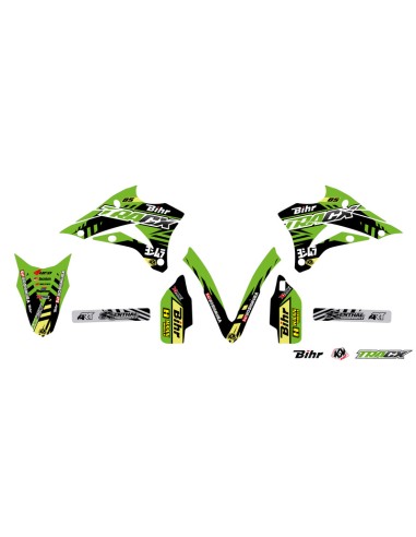 Kit grafic KUTVEK Tracx Verde Kawasaki KX85