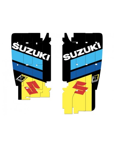 Kit grafic lambriuri radiator BLACKBIRD Replica Racing Team 2019 Suzuki RM-Z450