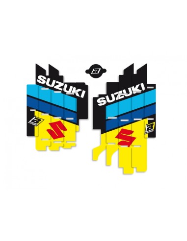 BLACKBIRD Radiator Louvers Graphic Kit Replica Racing Team 2019 Suzuki RM-Z450