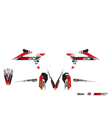 KUTVEK Tracx Graphic Kit Red Beta RR