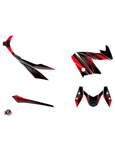 KUTVEK Replica Graphic Kit Red/Black...