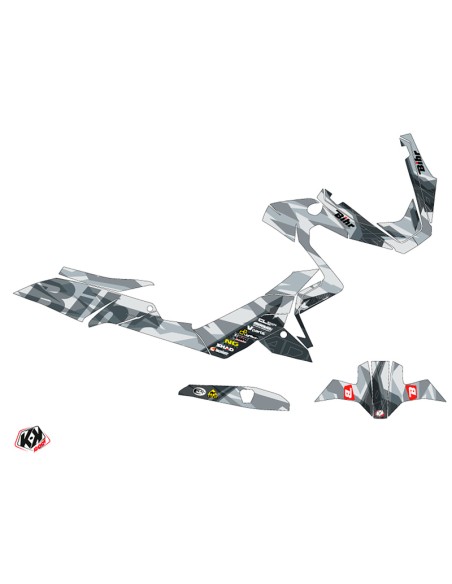 KUTVEK Replica Bihr Graphic Kit Grey Honda X ADV