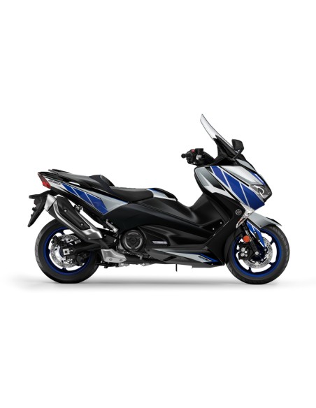 Kit grafic replică KUTVEK Albastru/Gri Yamaha T-Max 530 Albastru și Gri