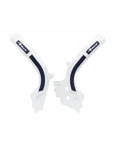RACETECH Bi-material Frame Guard White/Black
