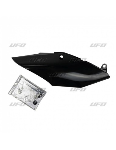 UFO Side Panels for Single Pipe Black