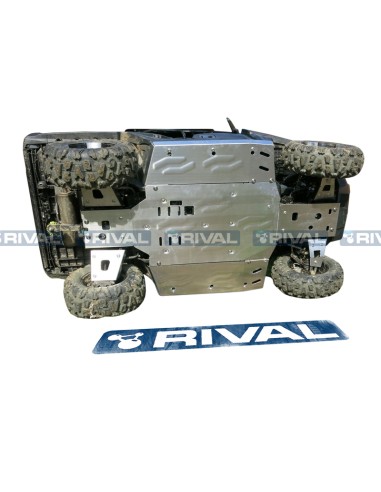 RIVAL Complete skid plate - Aluminium 4mm CF Moto