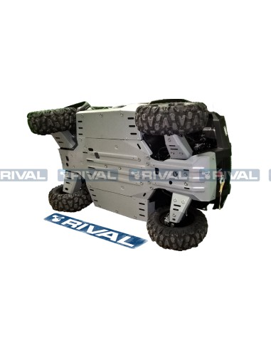 Skid Plate RIVAL - Aluminiu 4mm CF Moto Uforce 500/800