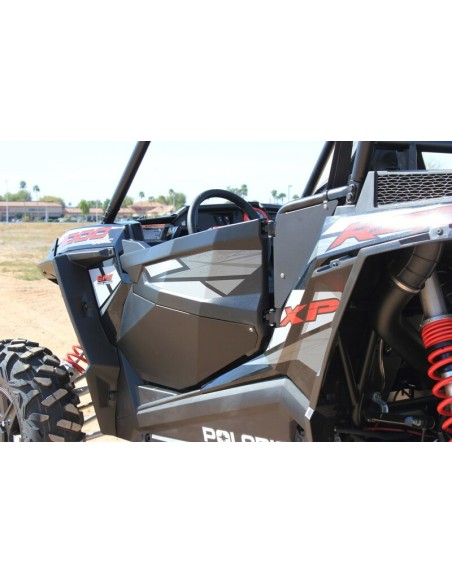 DRAGONFIRE Aluminium Door panel + mounting kit - Black Polaris