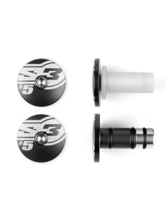 S3 End 5 Bar Ends Ø12mm Black