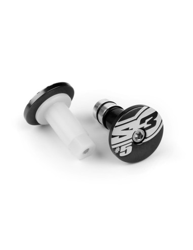 S3 End 5 Bar Ends Ø12mm Black