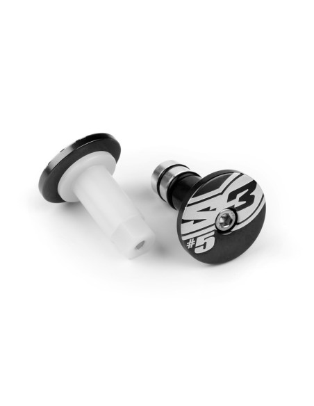 Capăt S3 5 capete de bară Ø12mm Negru