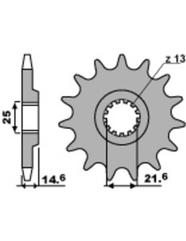 PBR Steel Standard Front Sprocket 2063 - 428