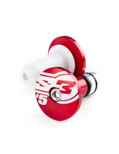 S3 End 5 Bar Ends Ø14mm Red 2