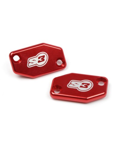 S3 Clutch Master-Cylinder Cover Red Braktec