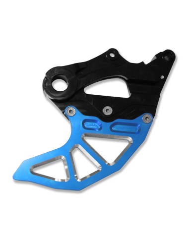 ART Rear Disc Protector Blue with Caliper Protection Sherco