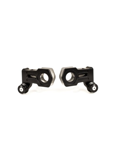 GILLES TOOLING AXB Chain Tighteners Black Mate Triumph Ducati Scrambler 800