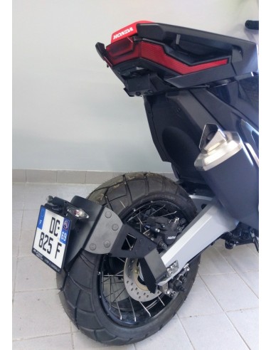 ACCESS DESIGN Suport plăcuță de înmatriculare „montat pe roți” Honda X-ADV negru