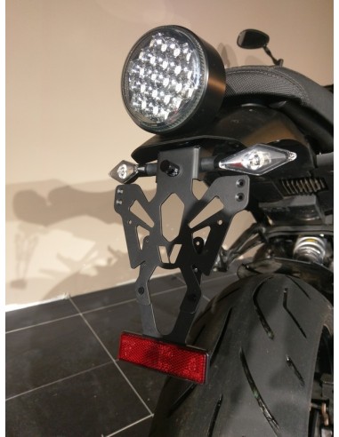 V PARTS License Plate Holder Black Yamaha XSR 900