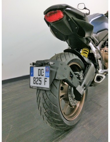 ACCESS DESIGN Suport plăcuță de înmatriculare „montat pe roți” Honda CB650R negru