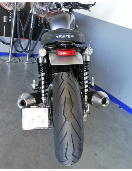 ACCESS DESIGN Side License Plate Holder Black Triumph