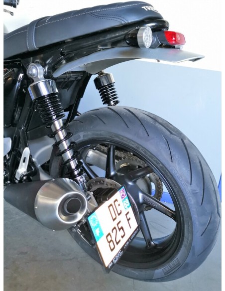 ACCESS DESIGN Side License Plate Holder Black Triumph