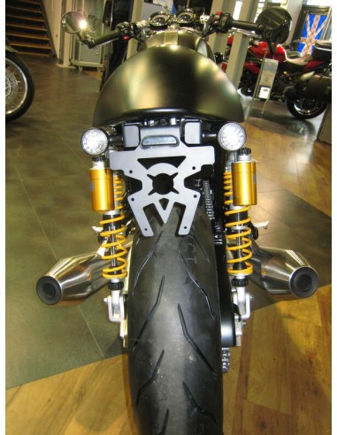 ACCESS DESIGN Suport placă arc roată negru Triumph Thruxton 1200