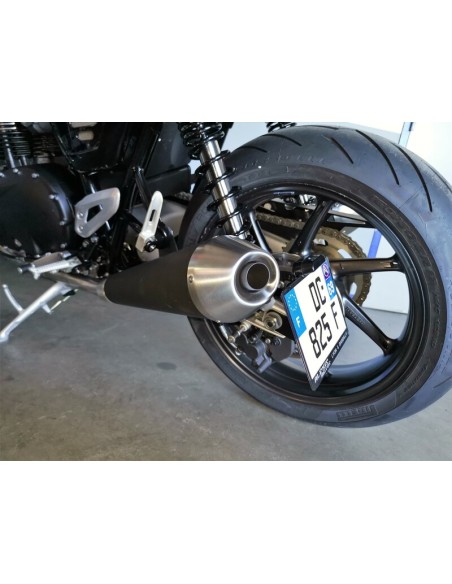 ACCESS DESIGN Side License Plate Holder Black Triumph