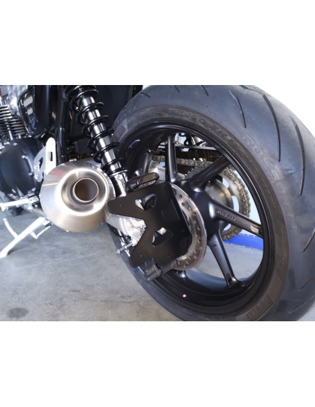 ACCESS DESIGN Side License Plate Holder Black Triumph