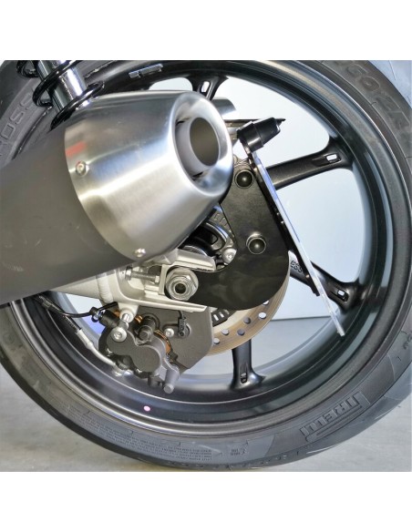 ACCESS DESIGN Side License Plate Holder Black Triumph