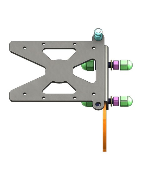 ACCESS DESIGN Side License Plate Holder Black Triumph