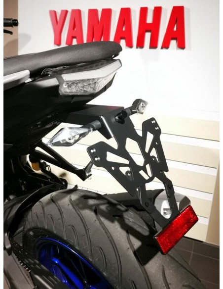 V PARTS License Plate Holder Black Yamaha MT-125