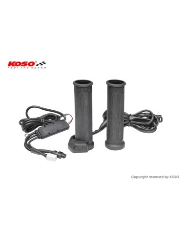 KOSO Apollo-X Heated Grips incl. Thump heater ATV/Snowmobile 7/8+7/8