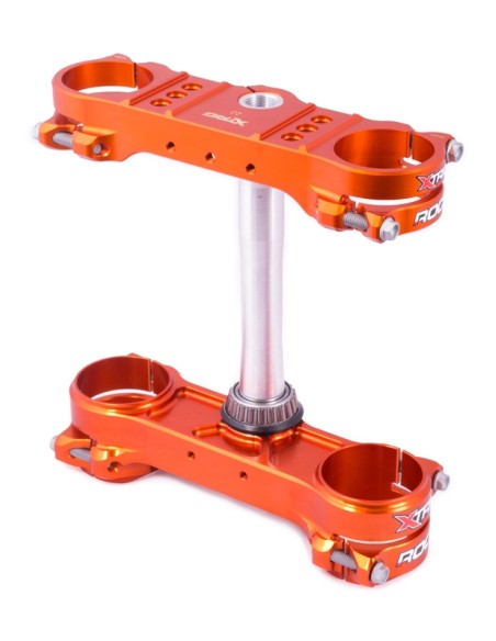 XTRIG Rocs Pro Triple Clamp Orange 20-22mm offset